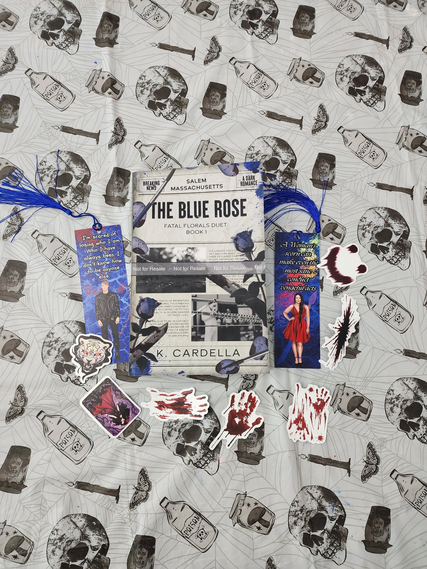 (Copy)UK Signed Copy of The Blue Rose with extra goodies