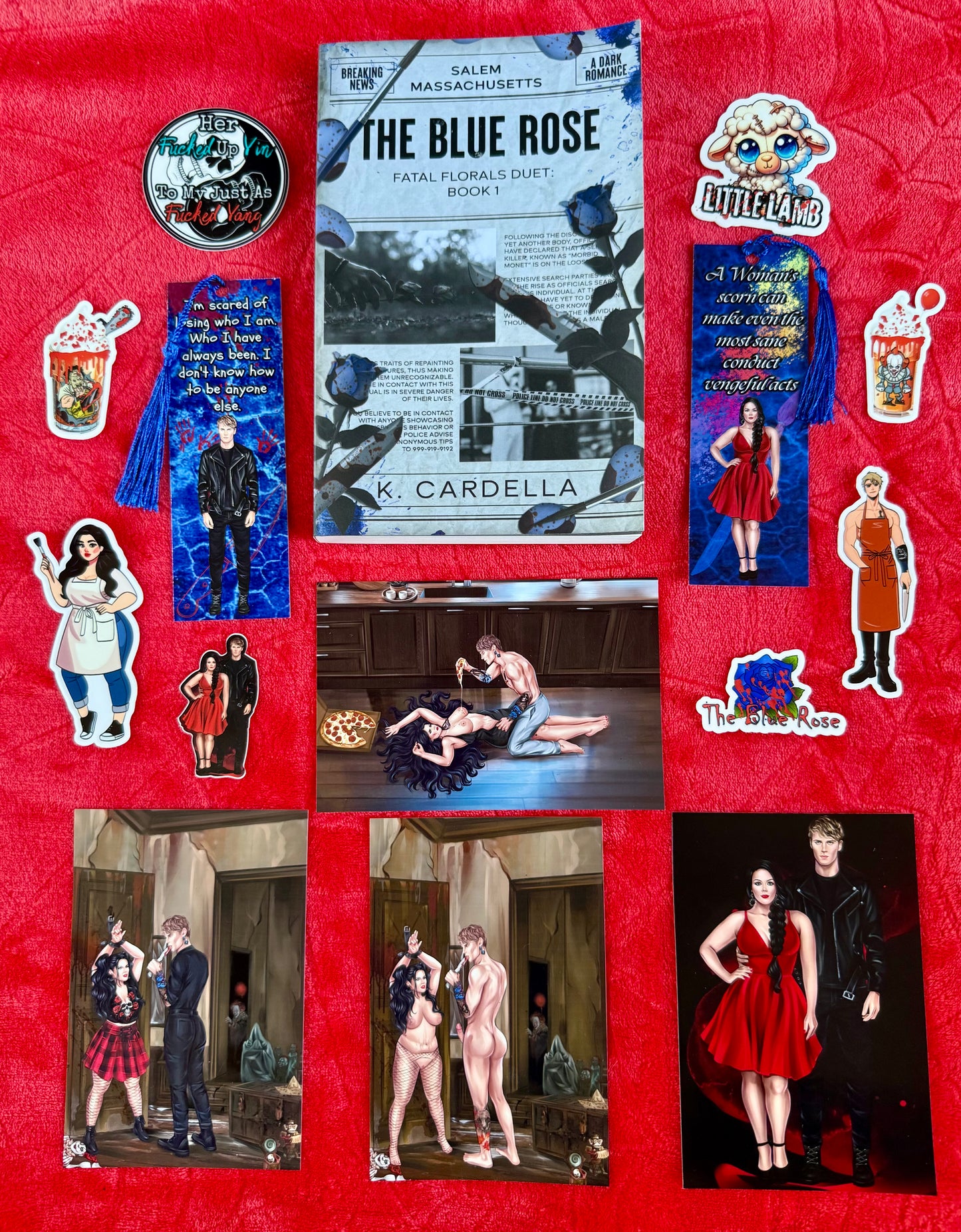 The Blue Rose with Goodies