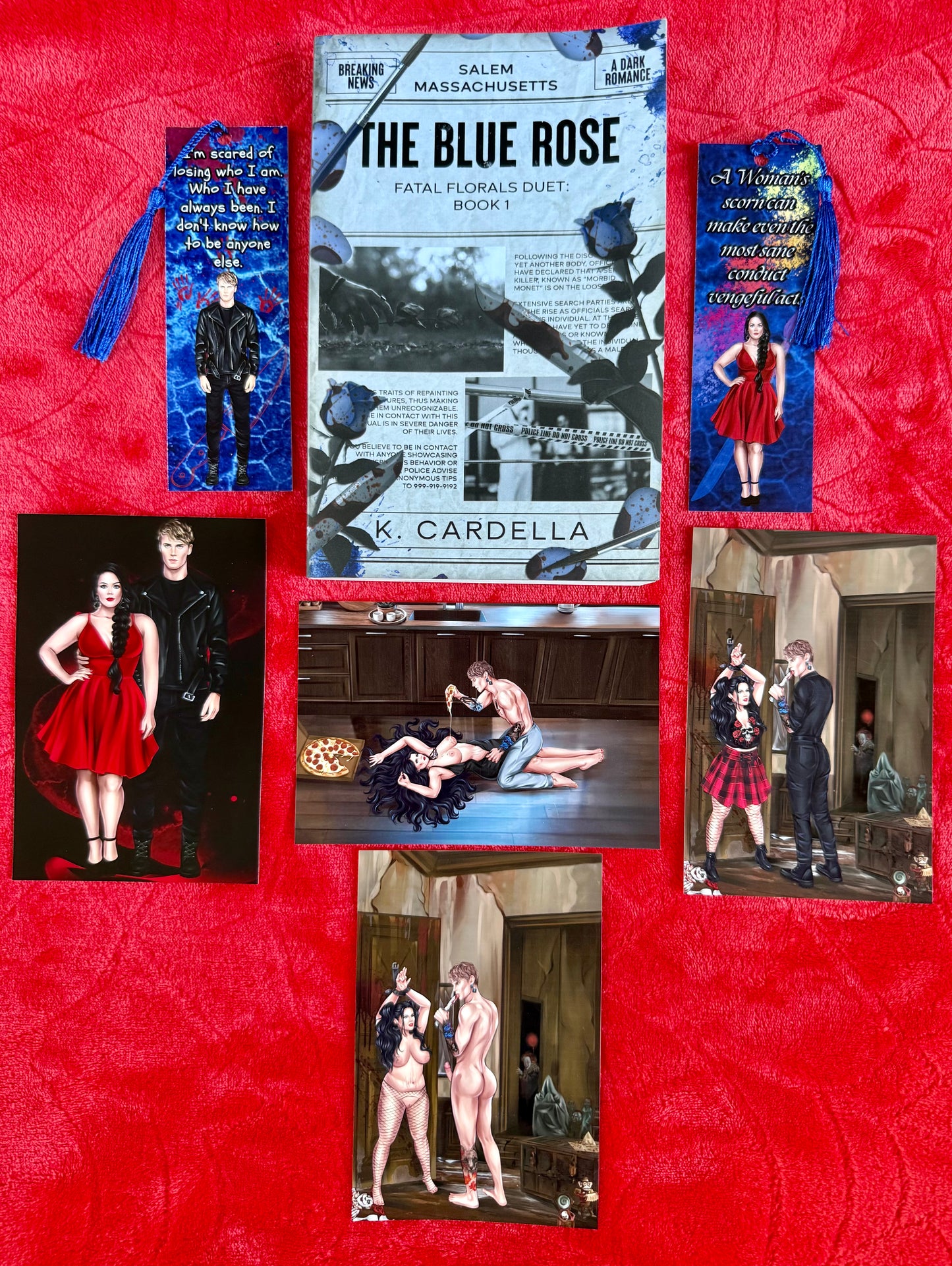 The Blue Rose with Art