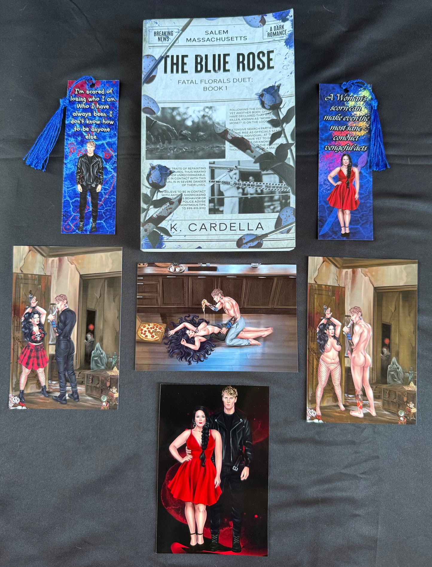 The Blue Rose with Art